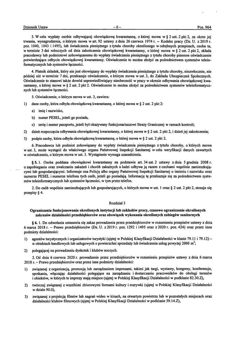 Rozporządzenie Men Z 29 Sierpnia 2014 Aktualne ograniczenia, nakazy i zakazy – Rozporządzenie Rady Ministrów