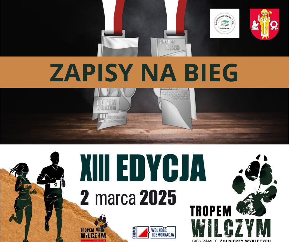 Zapisy na Bieg Tropem Wilczym 2025 r.