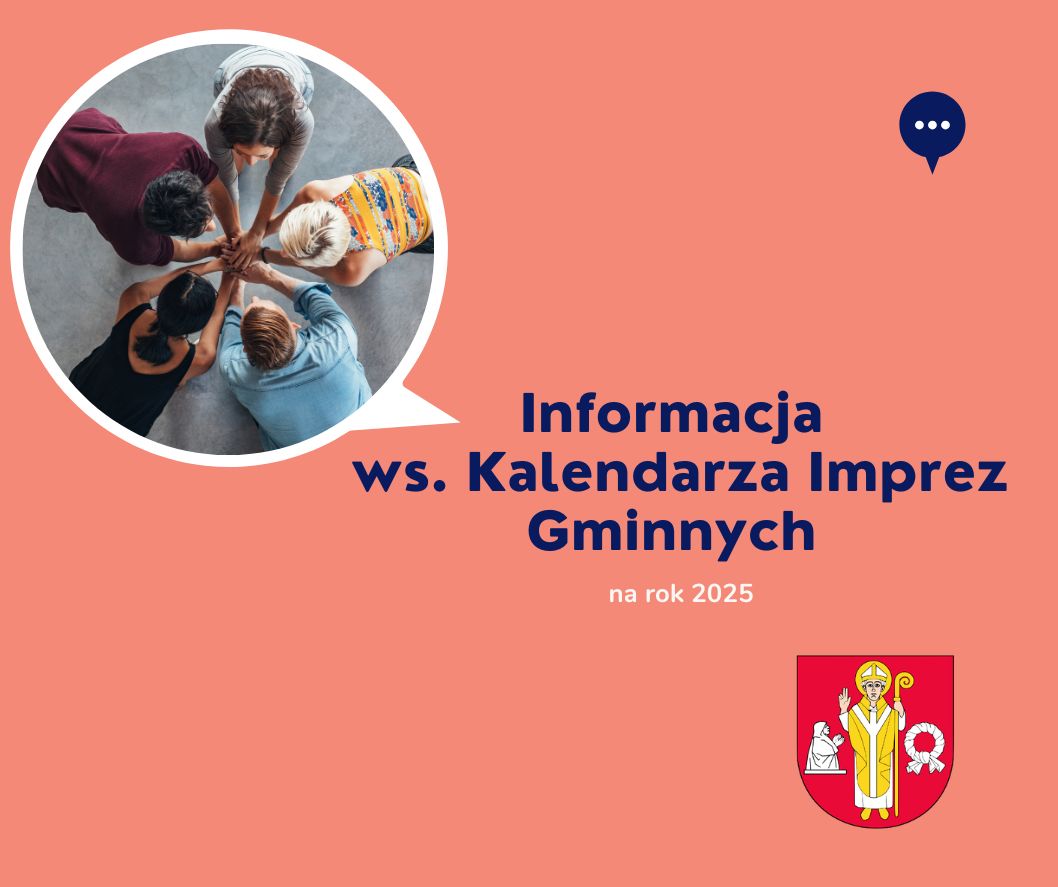 Informacja ws. Kalendarza Imprez Gminnych na rok 2025
