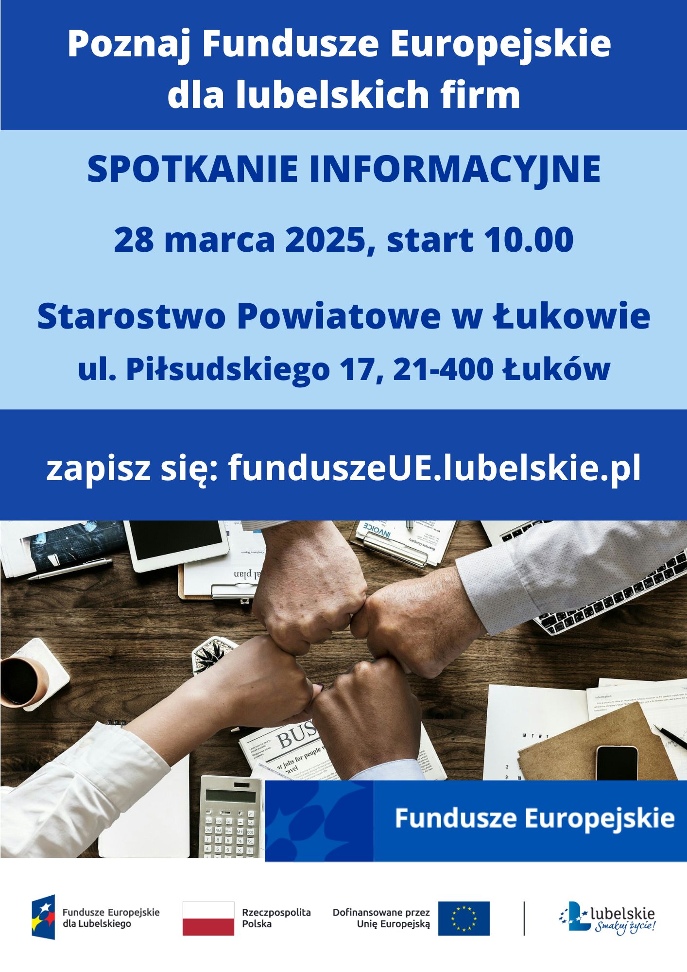 Poznaj Fundusze Europejskie dla lubelskich firm!- szkolenie