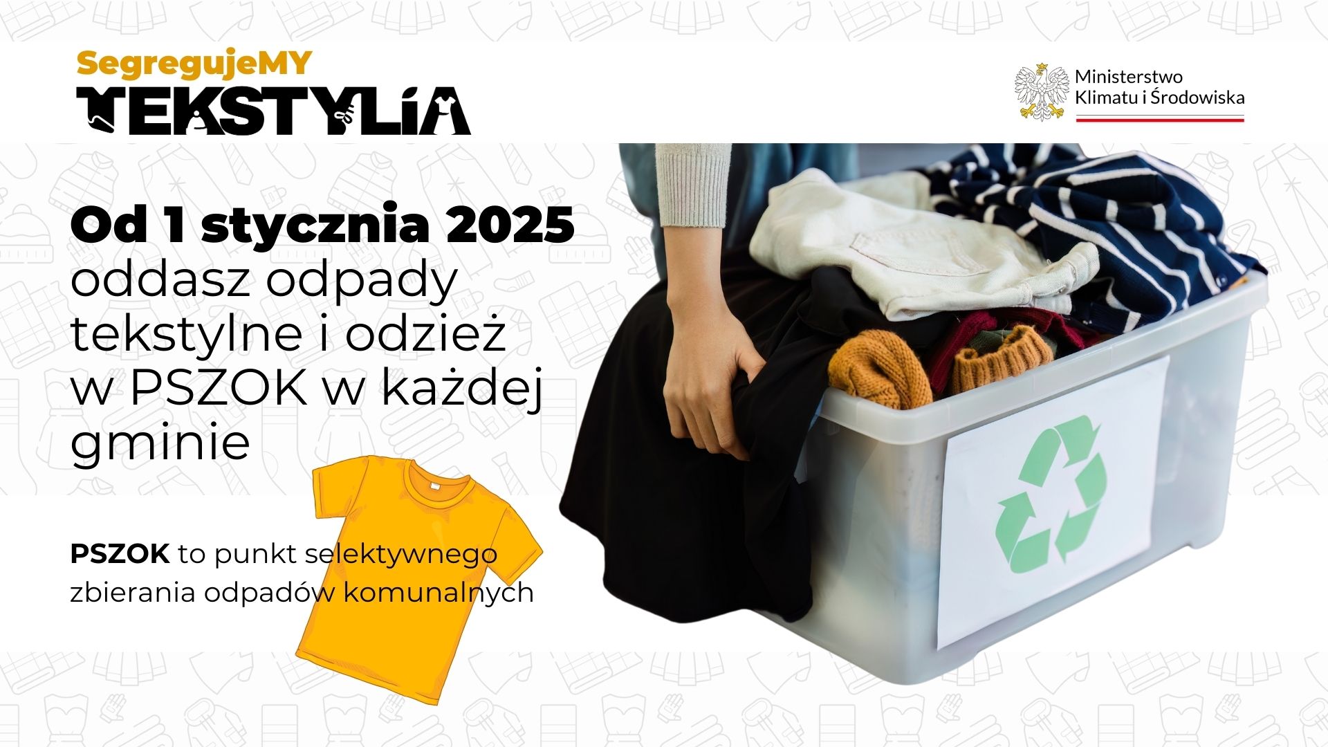 Gdzie wyrzucić zużyte tekstylia – nowe zasady od 1 stycznia 2025 roku