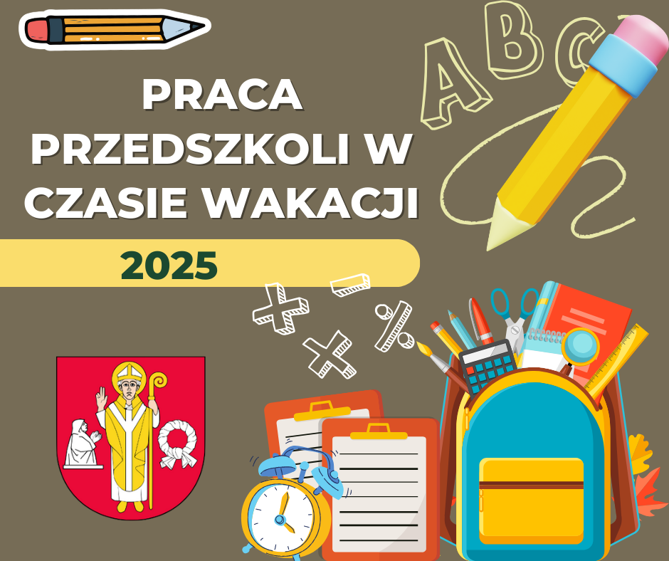 Funkcjonowanie przedszkoli w wakacje.