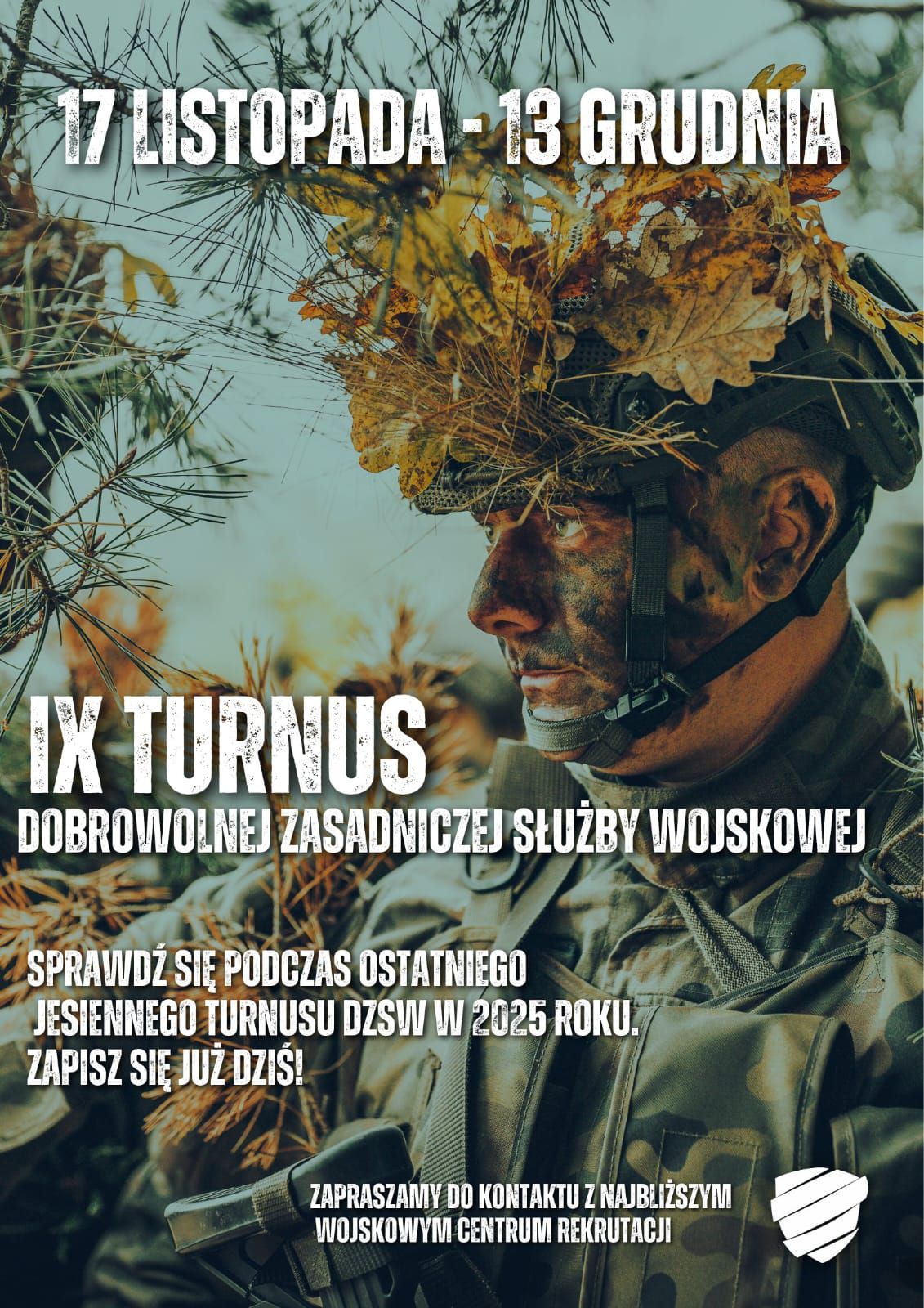 IX turnus Dobrowolnej Zasadniczej Służby Wojskowej – 17.11 – 13.12.2025