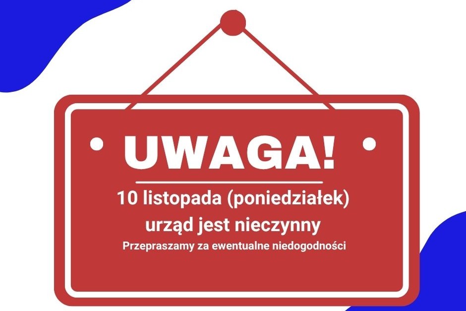 10 listopada urząd nieczynny