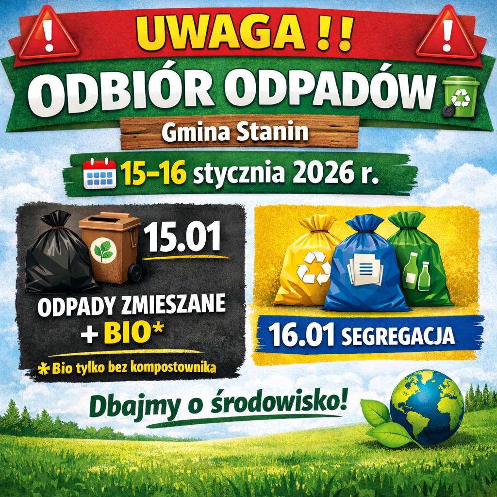ODBIÓR ODPADÓW – 2026