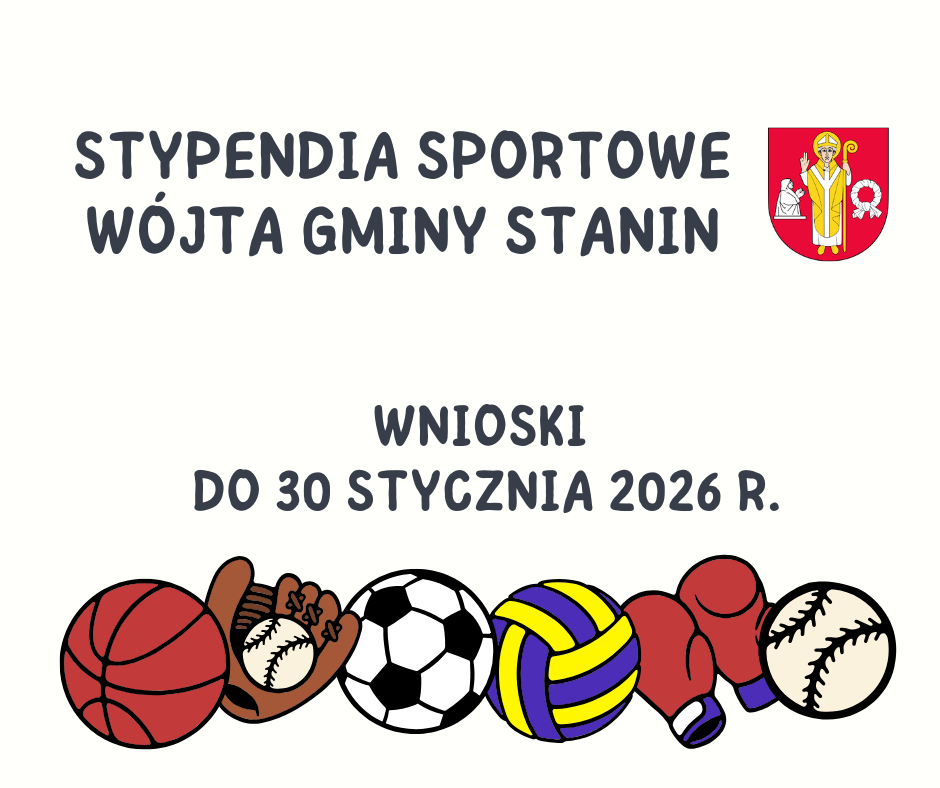 Stypendia sportowe – termin składania 30 stycznia 2026 r.