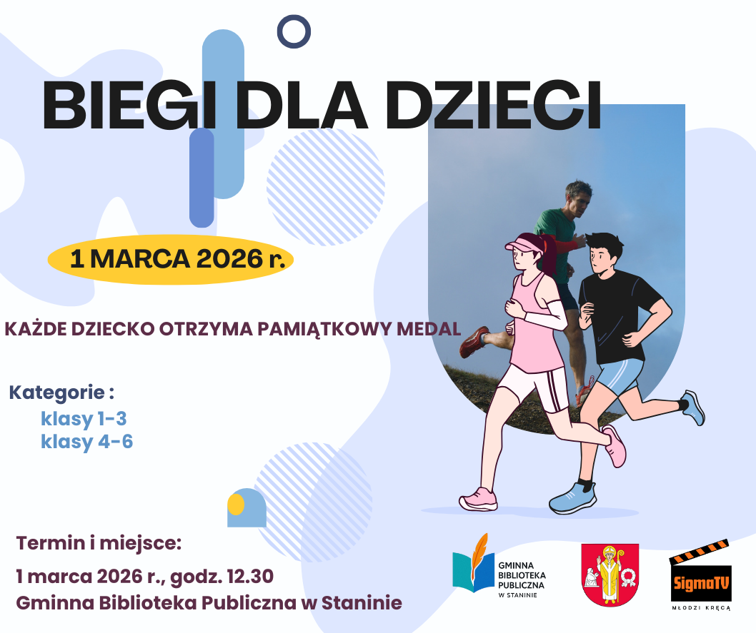 Biegi dla dzieci – 1 marca 2026 r.