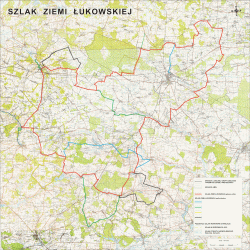 Mapa Szlaku Ziemi Łukowskiej