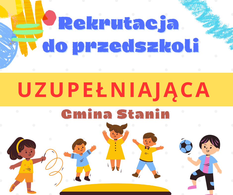 Trwa rekrutacja uzupełniająca do przedszkoli – wolne miejsca