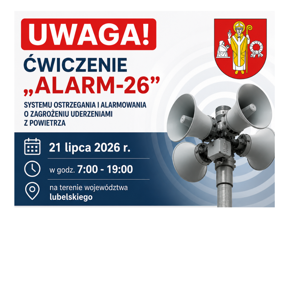 Ćwiczenia „ALARM-26” systemu ostrzegania i alarmowania